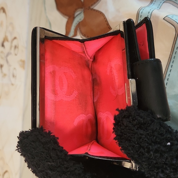 - `ღ´- ♥ -`ღ´-♥.-ღ´- AUTHENTIC Chanel Cambon CC Wallet `ღ´- ♥ -`ღ´-♥.-ღ´- - Picture 9 of 16